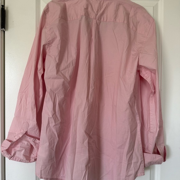 NWT GAP Stretch Poplin Men’s Pink Shirt in Standard Fit - Picture 2 of 3